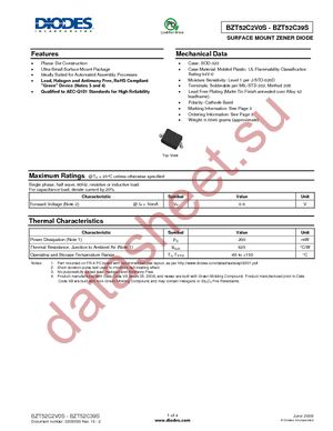 BZT52C11S-7-F datasheet  